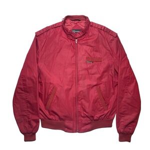 Vintage 90s Member's Only burgundy jacket SIZE 42 SMALL/MEDIUM